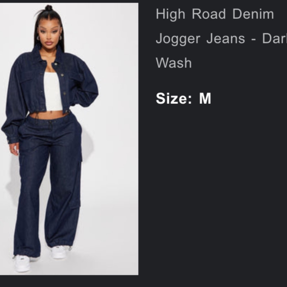 Two piece denim set